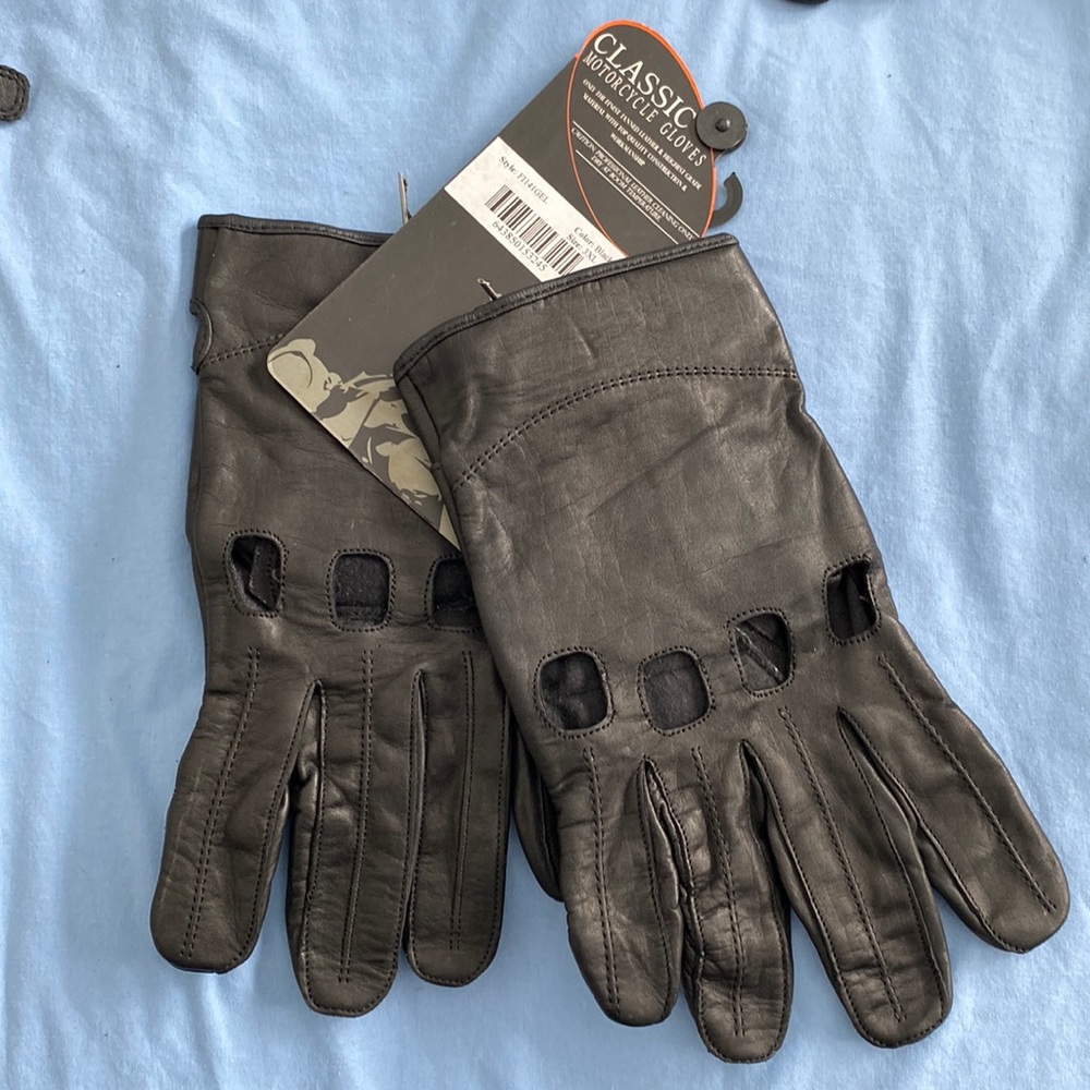 3 for $30 FM Leather Motorcycle Gloves